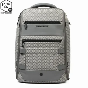 Piquadro zaino hexagon da viaggio modulare 2 in 1 porta pc 15,6"