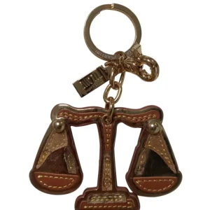 Alviero Martini 1^ Classe Portachiavi  charm Geo segno zodiaco Bilancia Donna