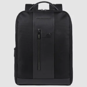 Piquadro zaino tessuto e pelle